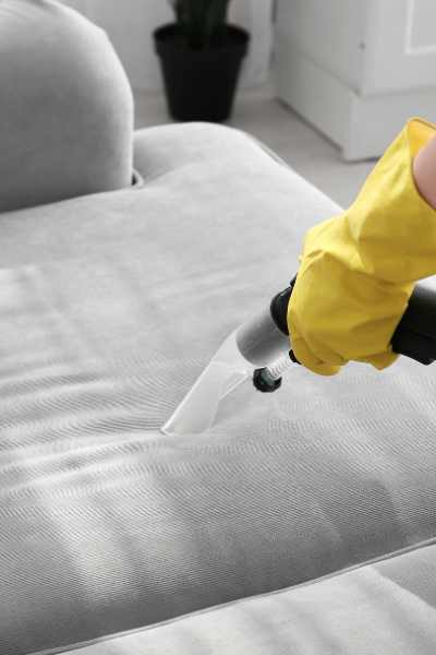 Higienização de carpetes e estofados