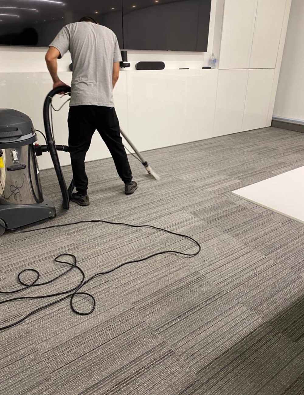 Higienização de carpetes e estofados